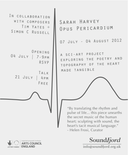 Poster for Sarah Harvey's Opus Pericardium